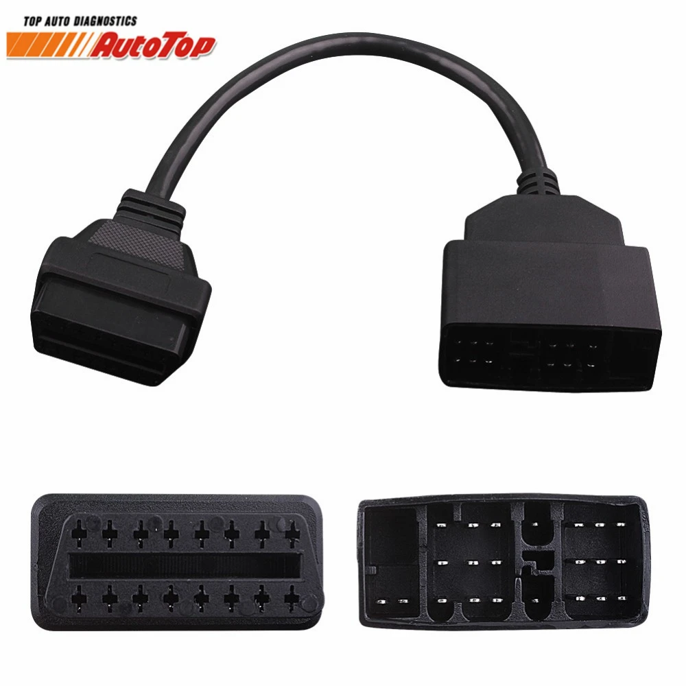 5 шт./лот OBD2 Соединительный кабель для Toyota 22pin OBD1 до ODB2 16 контактный гнездовой