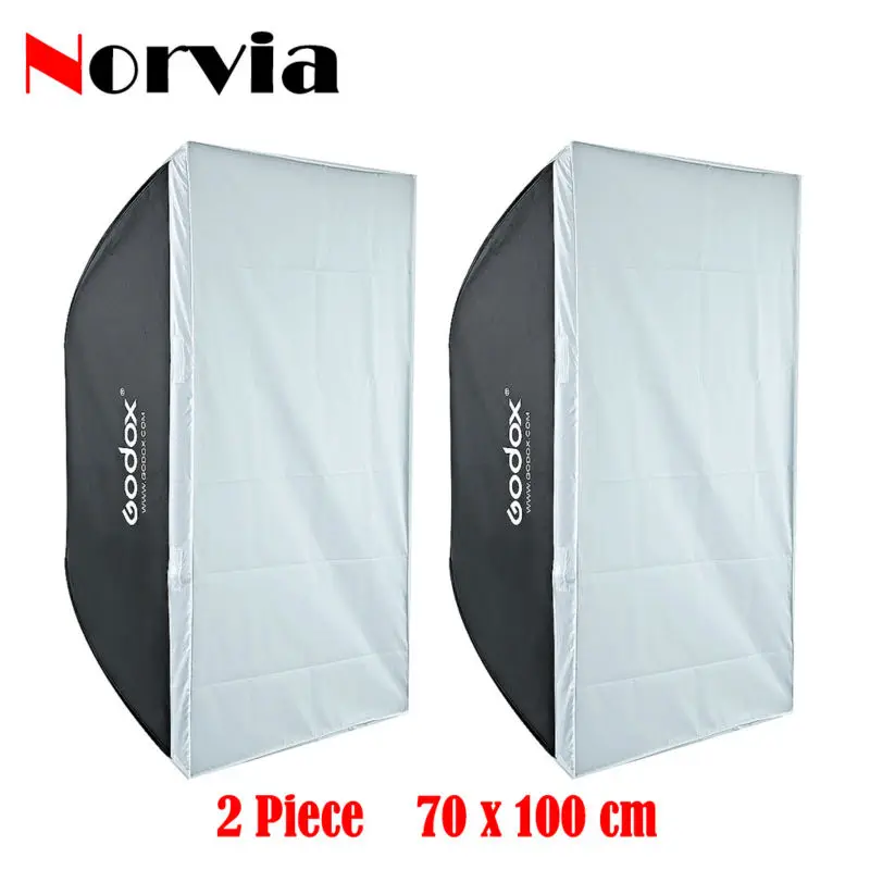 

2x Godox 29"x 40" 70x100cm Softbox soft box with Bowens Mount for Studio Photography Strobe Head Camera Flash Light Speedflash