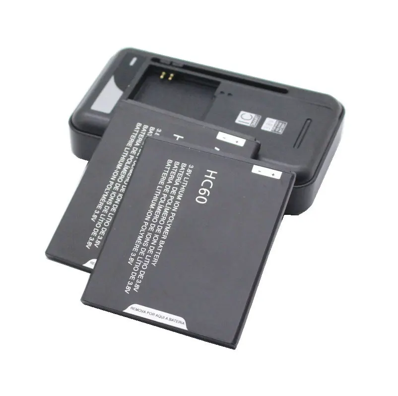 

2x 2800mAh Replacement Battery HC60 + Universal Charger For Moto C Plus for Moto C Plus Dual SIM, XT1723, XT1724, XT1725