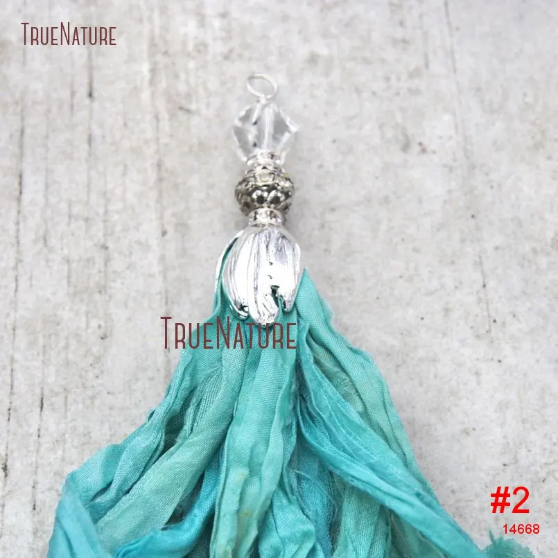 20180518-PM14663-New Realease Turquoise Sari Silk Tassel Pendant Tulip Tassel Pendant Online_2
