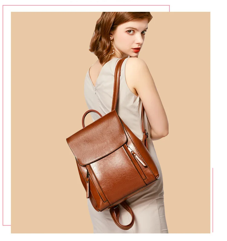 women backpack leather (4)
