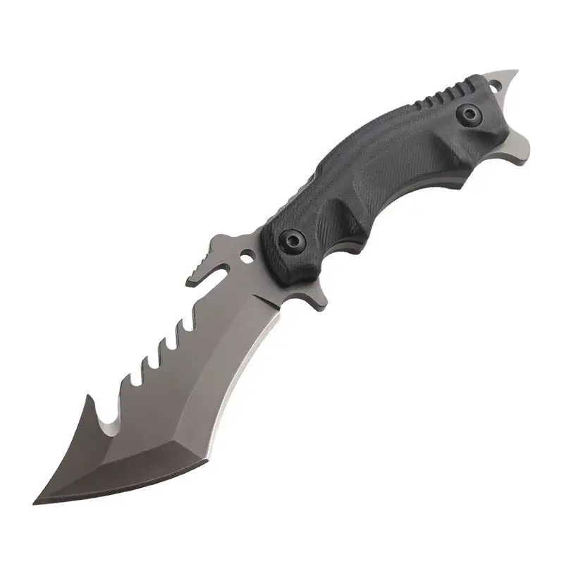 

High Hardness OUTDOORS Hunting Knife Tactical Survival knives Fixed Blade G10 Handle Combat Diving Tools Camping Essential tool