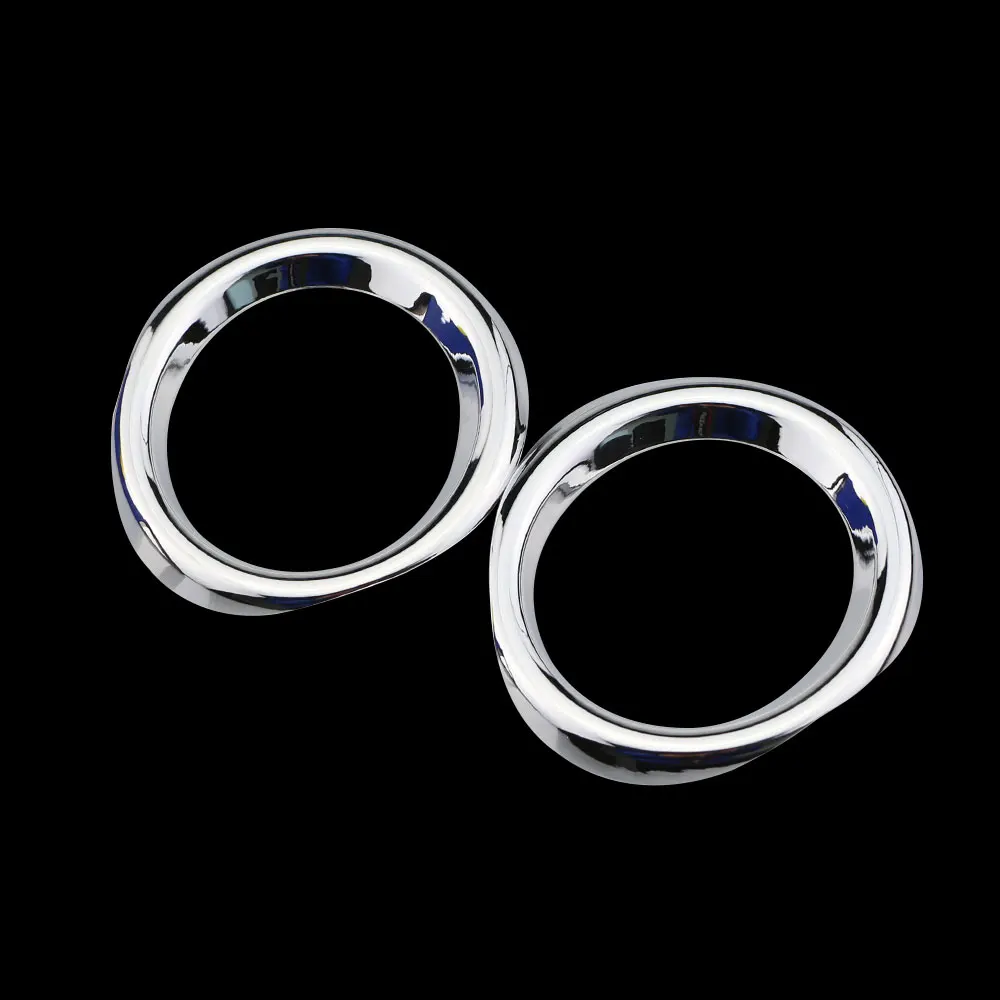 

Jameo Auto Car Front Fog Light Trim ABS Chrome for Toyota C-HR CHR 2016 2017 2018 Side Lamp Cover Ring Frame Silver Accessories