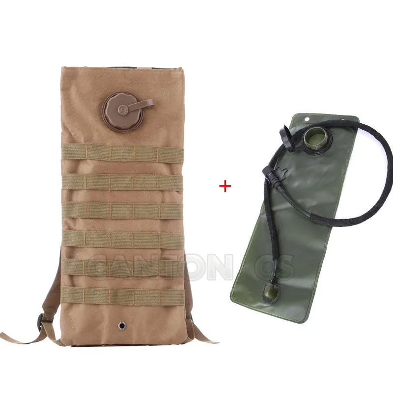 

Tactical 2.5L Water Bag Molle Military Hydration Backpack Outdoor Camping Camelback Nylon Water Bladder Bag For Cycling Running