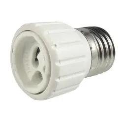 5 шт E26 к GU10 винт Светодиодная лампа с клиновидным цоколем свет конвертер лампового адаптера аксессуары для светодиодных ламп