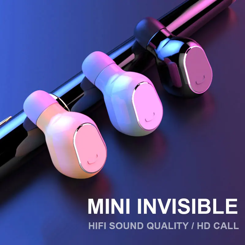 M8 мини Беспроводной наушники одного уха Bluetooth V4.1 вкладыши бас стерео с