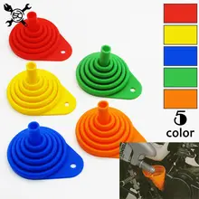 Moto In Silicone Pieghevole Imbuto Olio Imbuto Olio Combustibile Tramoggia Pieghevole Misura Per HONDA SUZUKI YAMAHA KAWASAKI DUCATI
