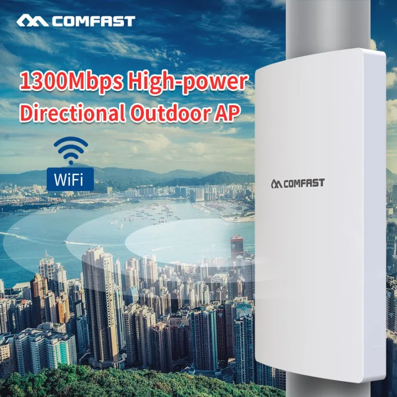 

1300Mbps Gigabit Outdoor Wireless AP Wi-fi Range Waterproof Wifi Router 1*10/100/1000Mbps Wan/Lan RJ45 Directional Antenna AP