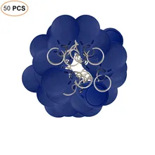 RFID карты управление доступом по карточкам бесконтактного считывания ключ 125 кГц T5577 ID Водонепроницаемый ID карты маркеров записываемых брелоков брелок кард-ридер синий(упаковка, печать под заказ, 50 шт