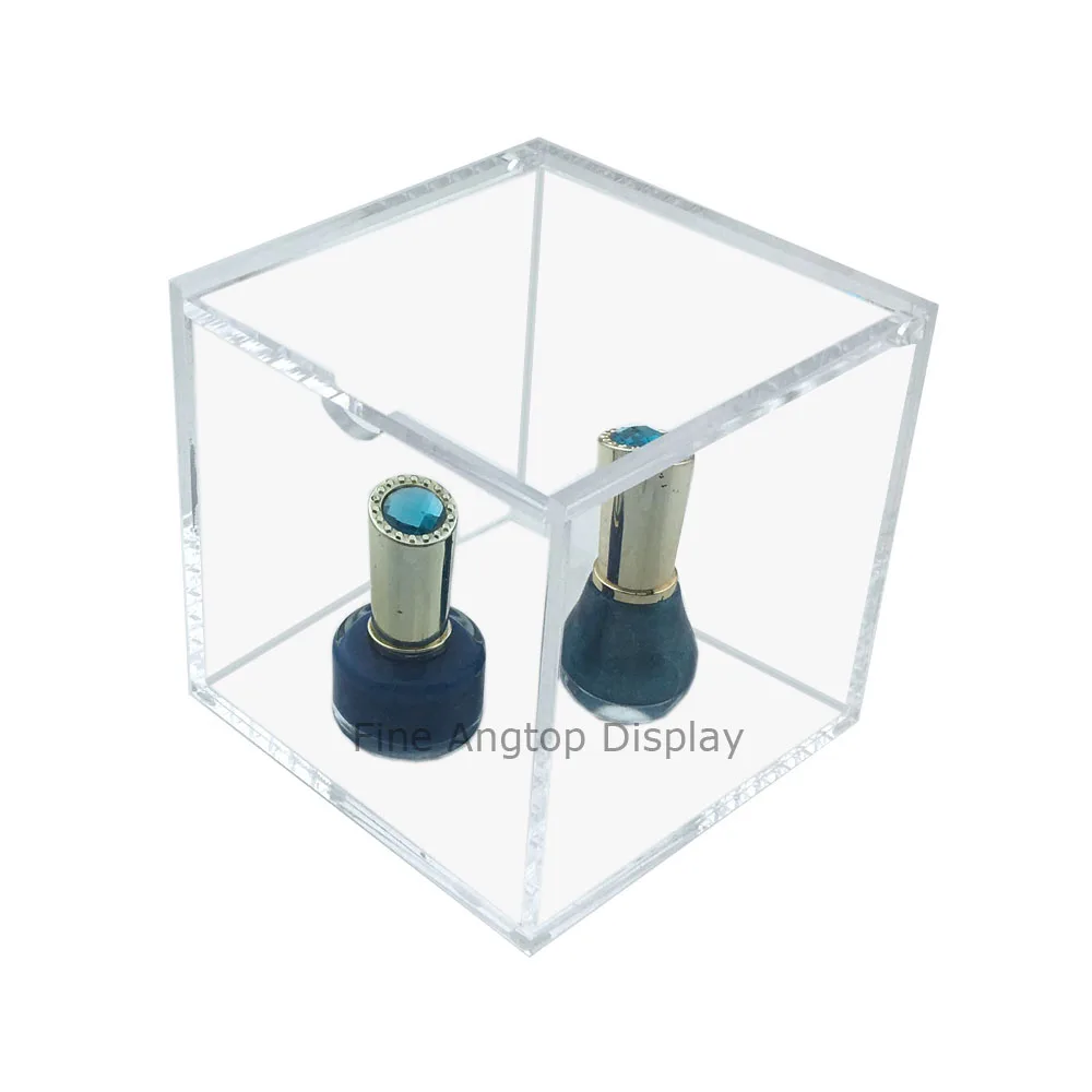 

Acrylic Cube Display Box Jewelry Window Show Storage Containers