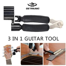 3 в 1 гитарный штифт струнная намотка+ струнная булавка Съемник+ струнный резак инструмент для настройки гитары набор многофункциональных гитарных аксессуаров