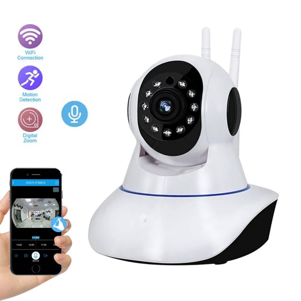 Wifi камера 1080P 2MP Беспроводная IP купольная скоростная PTZ крытая IP66 двухсторонняя