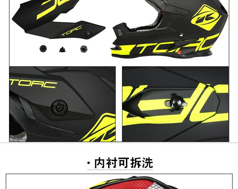 Шлем TORC для взрослых шлем Casco Capacetes мотоциклетный шлем Внедорожный гоночный крест мотокросса шлемы