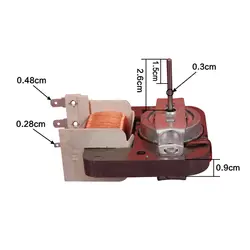 1 шт. микроволновую печь Вентилятор охлаждения мотора модель GAL6309E (30)-ZD Galanz микроволновая аксессуары