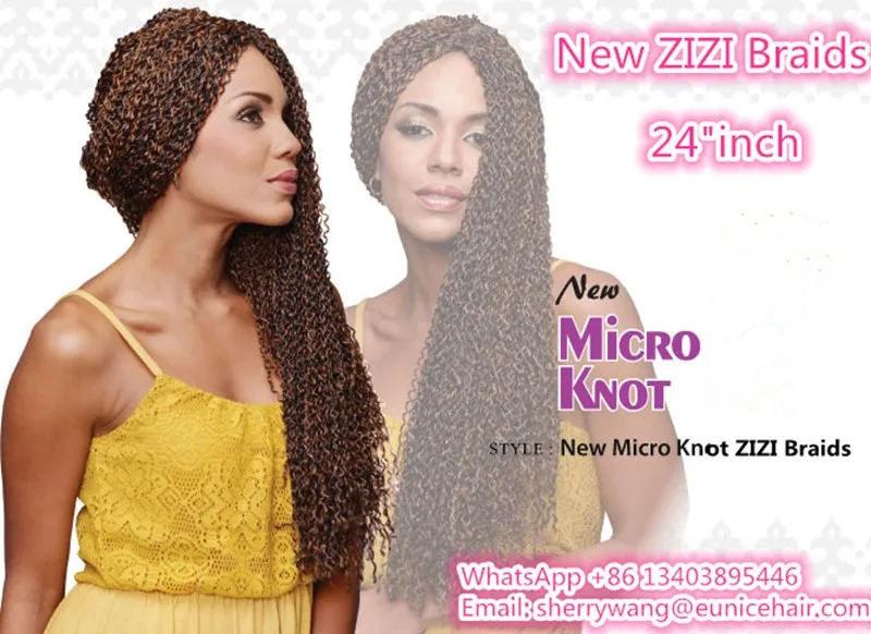 Micro Knot ZIZI Braids Synthetic Hair Extension Afro Hair Extensions (1)