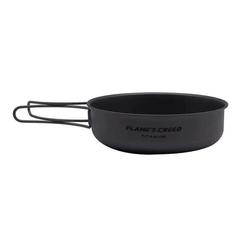 FLAME-S-CREED-TITANIUM-FRYING-PAN-Outdoor-Camping-Picnic-Lightweight-Equipment-Gear-Outdoor (1)