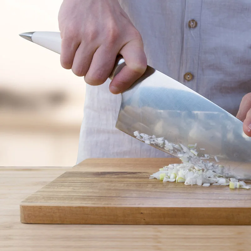 7.5inch Cleaver Kitchen Chefs Knife Well Balanced Vegetable Cutting Knives German Carbon Steel X50 Very Sharp Blade 7.5inch Cleaver Kitchen Chefs Knife Well Balanced Vegetable Cutting Knives German Carbon Steel X50 Very Sharp Blade