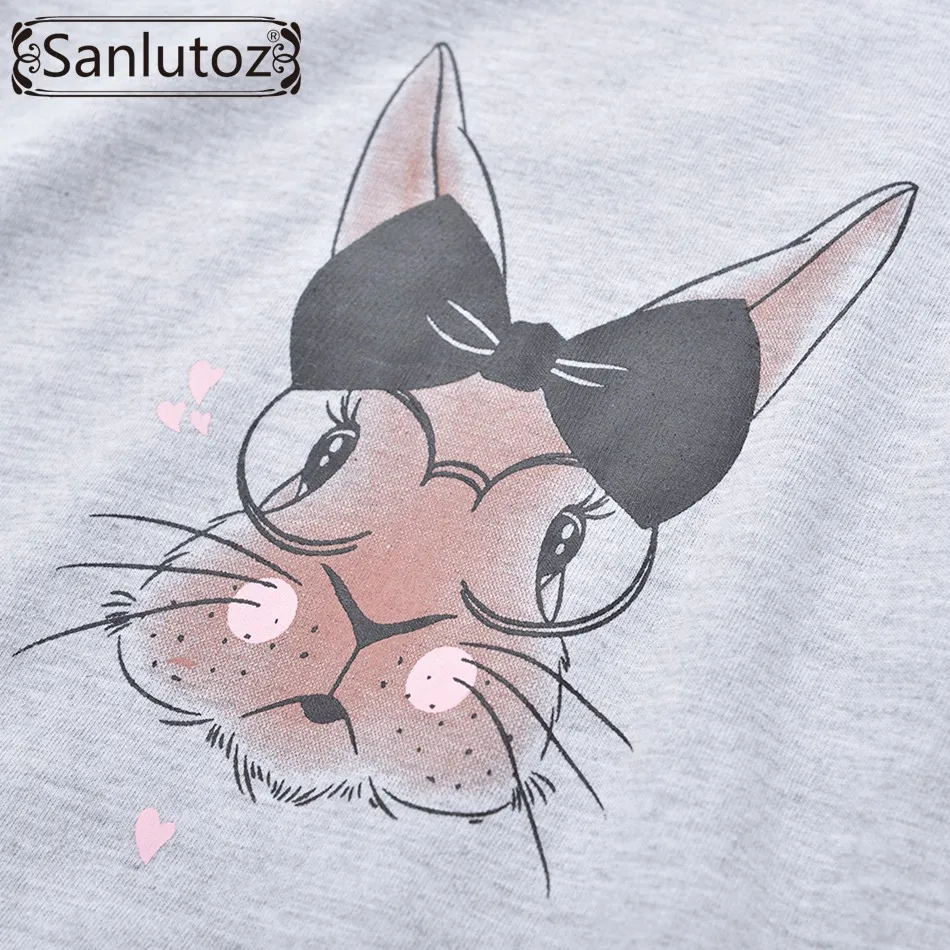 Cena Sanlutoz 2017 dzieci sukienka dla dziewczynki maluch ubrania dla dzieci odzież dla dzieci królik dziewczyna sukienka z długim rękawem bawełna marka księżniczka Party