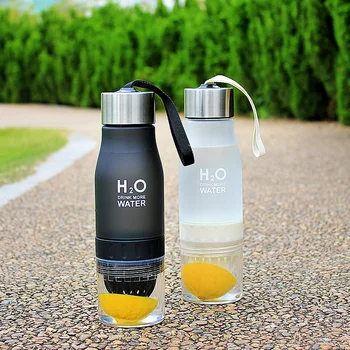 

h2o Fruit Infusion Water Bottle Water Bottle Portable Sport Drinking School Water Bottles Outdoor Garrafa Lemonade Bottle 50p004