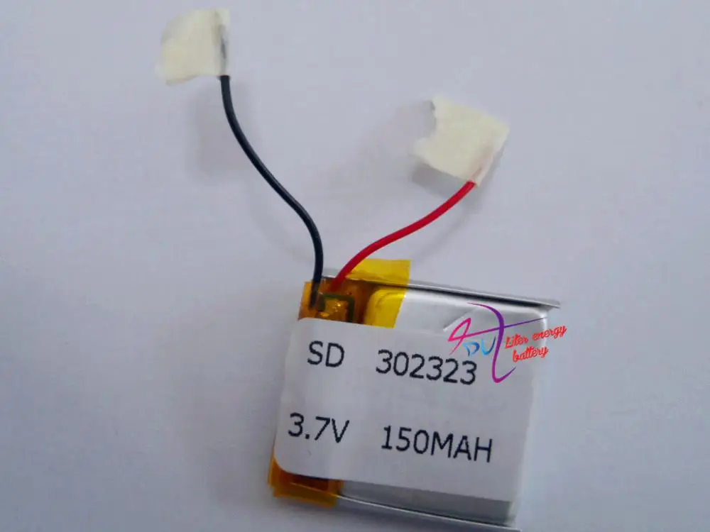 

best battery brand MP3 MP4 free shipping Small clip 3.7V battery 032323 302323 110MAH MP3 MP4 MP5 Clips