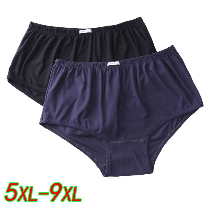 

2019 New Arrival Men Underwears men's briefs Plus Size 8XL 9XL150kg Soft and comfortable plus fertilizer king size Boy Panties