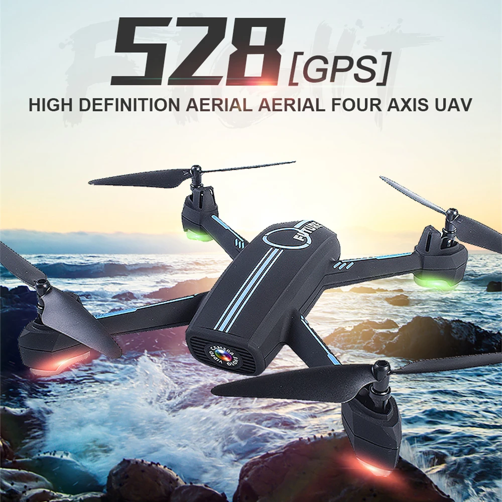 JXD 528 JXD528 Радиоуправляемый Дрон gps следовать Авто вертолет Wi Fi с 720 P HD Камера FPV