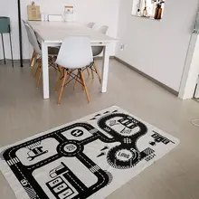 Buy 2018 hot baby mat playmat crawling blanket train track mats polyester and cotton cartoon pattern 0-2year up baby G38 Free Shipping
