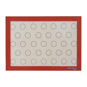 

Bluedrop silicone baking sheets macaron cookies sheets non stick oven liner non stick pad for USA half sheet pan 29.5x42cm