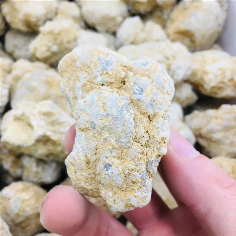 Natural unopened agate geode Rock Agate crystal stone Teaching specimen 4