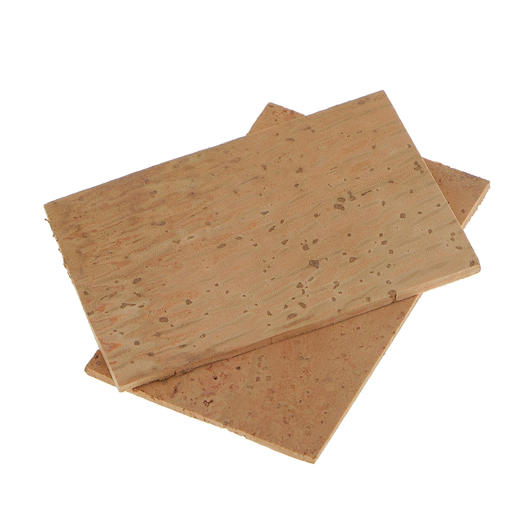 4Pcs 61 x 40 x 2mm Natural Saxophone Neck Cork Sheet for Soprano/Tenor/Alto Sax Parts