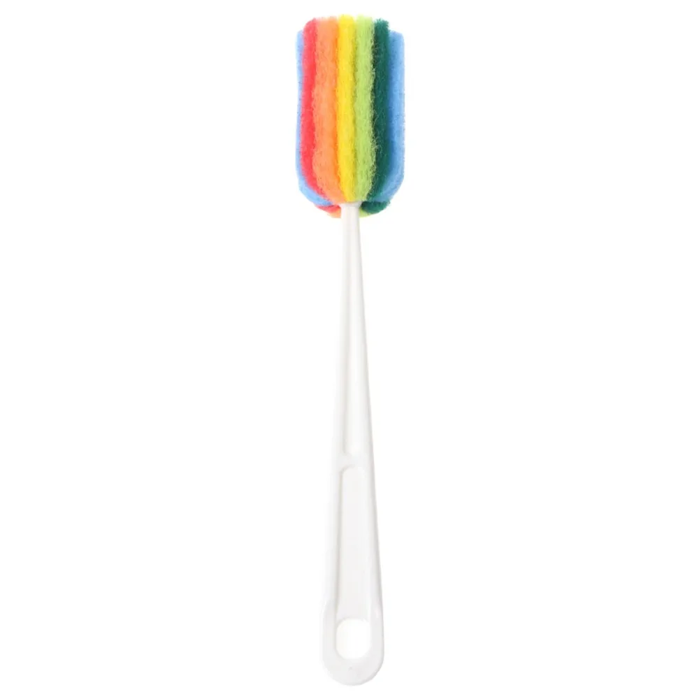 

2018 NEW Bottle Scouring Pad Cleaning Brush Wash Scrubber Long Handled For Glass Cup Mug non-toxic tasteless