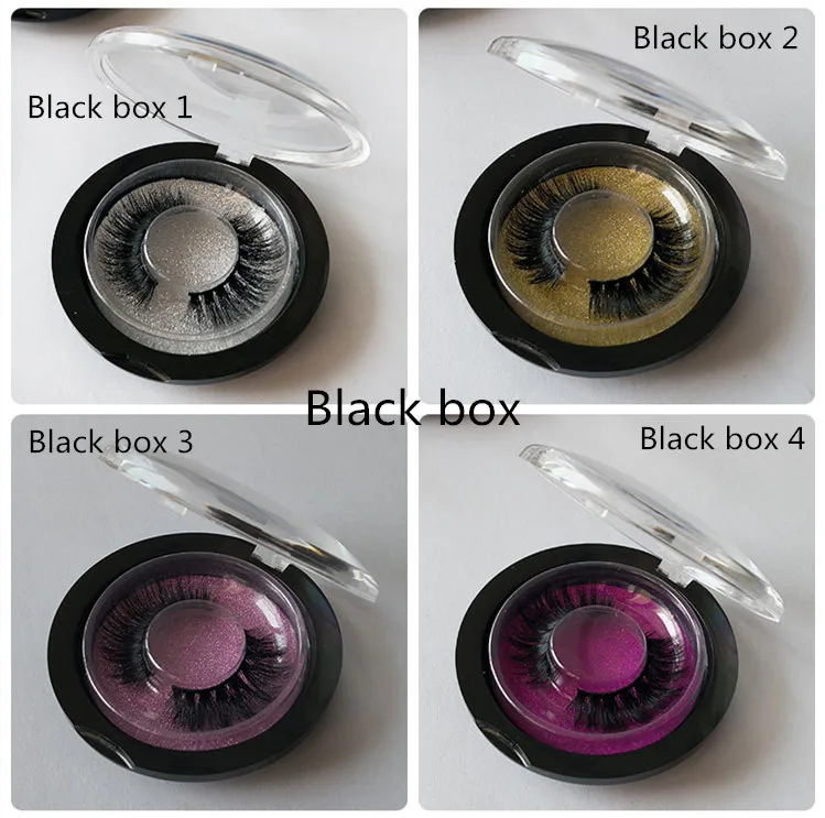 

10pcs Make your own logo custom 3D mink lashes rose gold round case box with private logo for bulk whalesale order