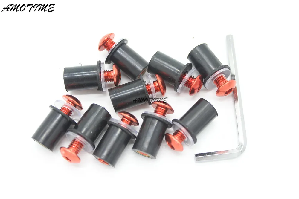 

1Set 10x Universal Windscreen Windshield Bolts Screw For Ducati 748 749 996 998 999 EVO 848 899 1098 1198 1199 1299