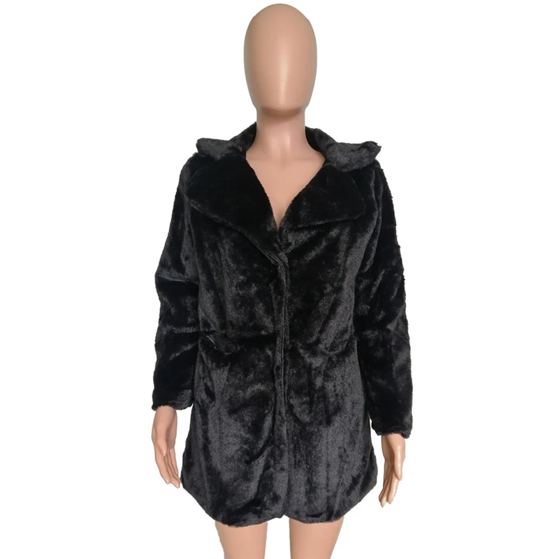 Solide Outwear Black De red À Avec Femelle Overcaot Vestes blue Pour Couleur Red Manteau Manches yellow Poche Femmes Longues rose Chaud Élégant white pink Hiver Manteaux Femme WOO6Hq0rB