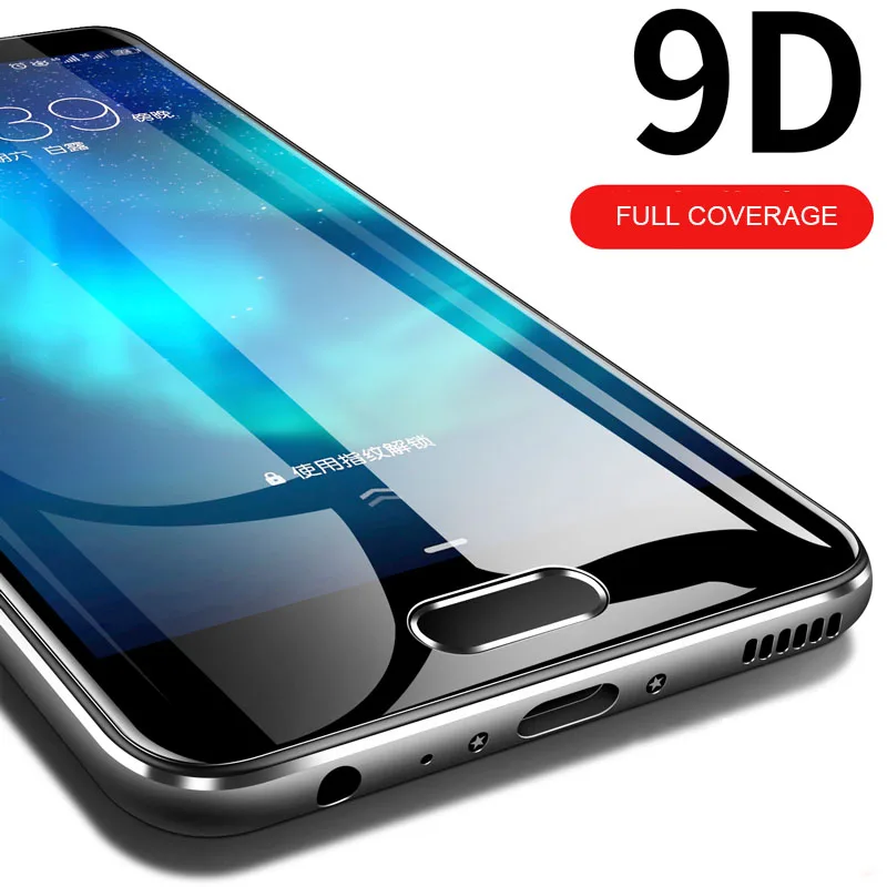 9D-Tempered-Glass-On-For-Huawei-P20-lite-Mate-10-P20-Pro-P-Smart-Protective-Screen