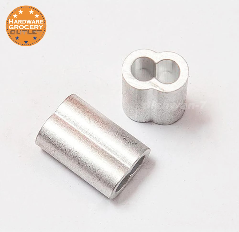M2 Aluminum Crimping Loop Sleeves Cable Crimpin Picture Hangers from