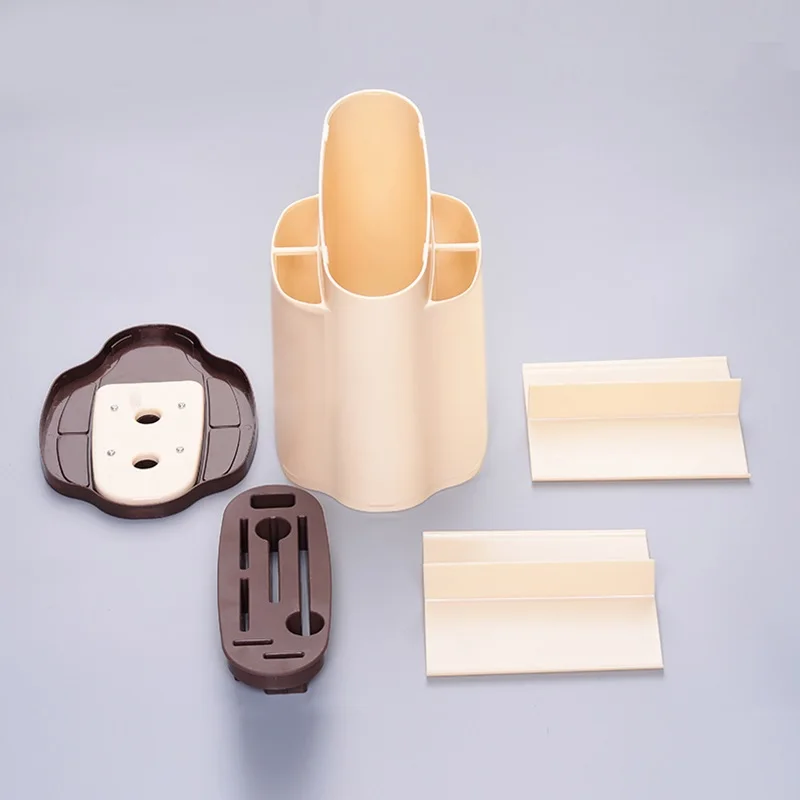 Creative Plastic Kitchen Knife Holder Multifunctional Kitchen Knife Ceramic Fork Storage Rack Knife Stand Inserted Knife Block