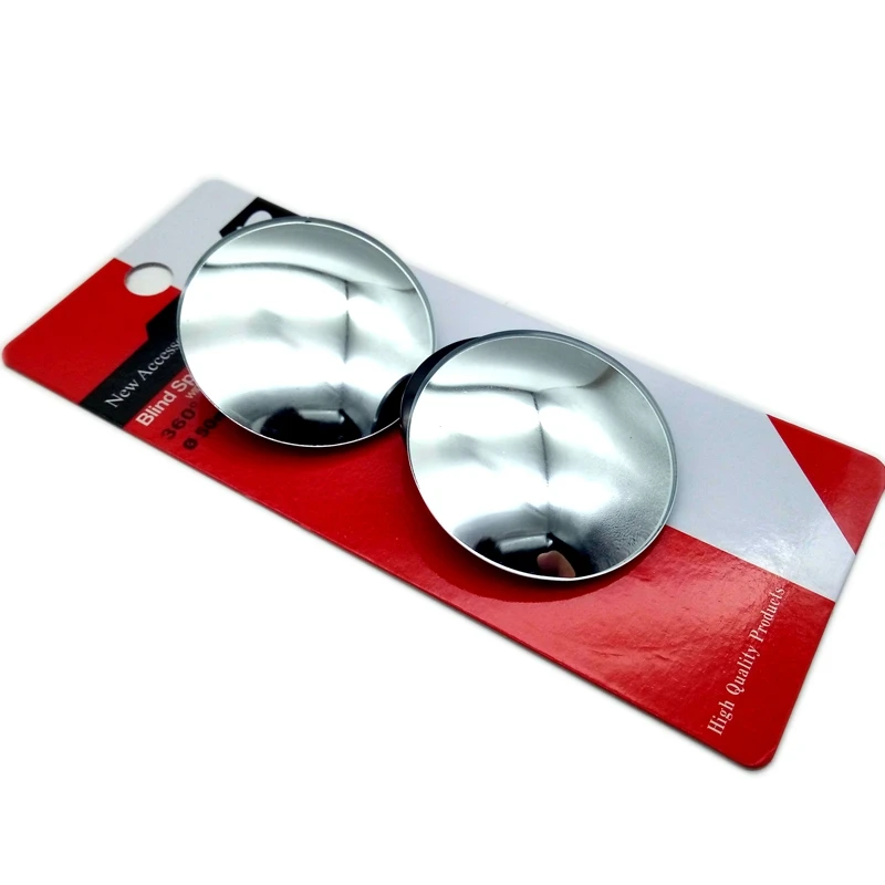 

2pcs 360 Degree Car mirror Wide Angle Round Convex Blind Spot mirror for parking Rear view mirror Rain Shade