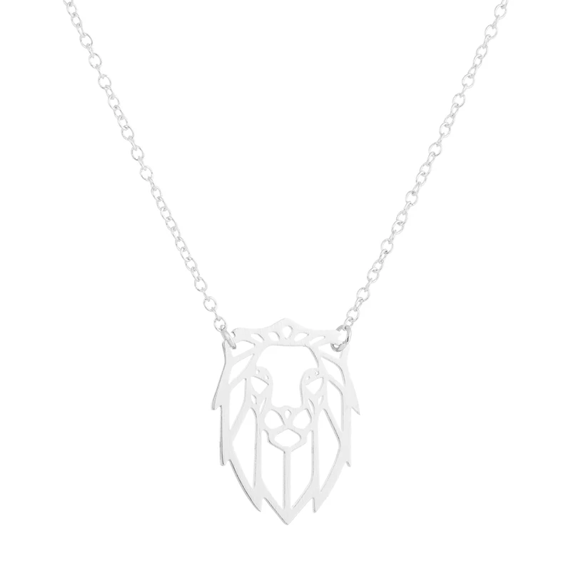 Lion Necklace,Origami Necklace