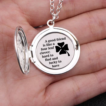 

Good Friend Necklace Good Friends Are Hard To Find Engraved Locket Necklace BFF Gift For Friend