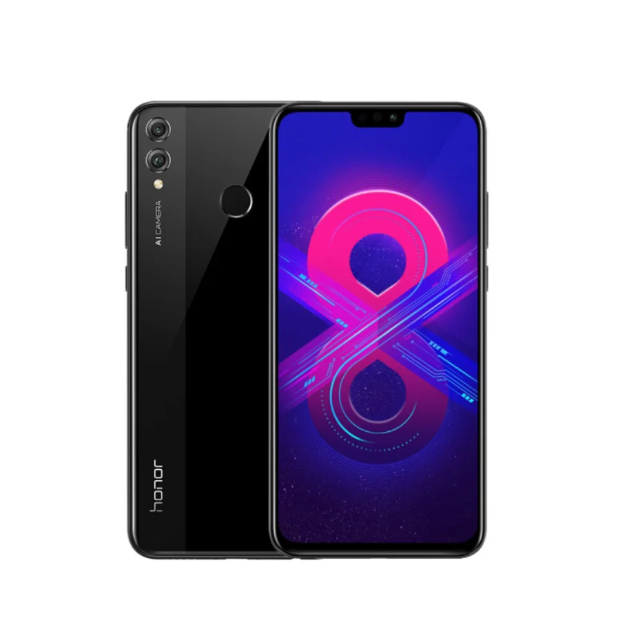 Honor 8X, мобильный телефон, 4 Гб ОЗУ, 64/128 Гб ПЗУ, 6,5 дюймов, Kirin 710, четыре ядра, 20 Мп+ 16 МП, Android 8,1, 3750 мАч