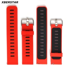 Reemplazo de la correa de reloj de pulsera de silicona para xiaomi huami amazfit deportes smart watch
