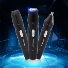 Портативная мужская бритва для электробритва, триммер для лица, бороды, усов, машинка для стрижки носа, мужской набор для ухода за волосами, Машинка для удаления волос