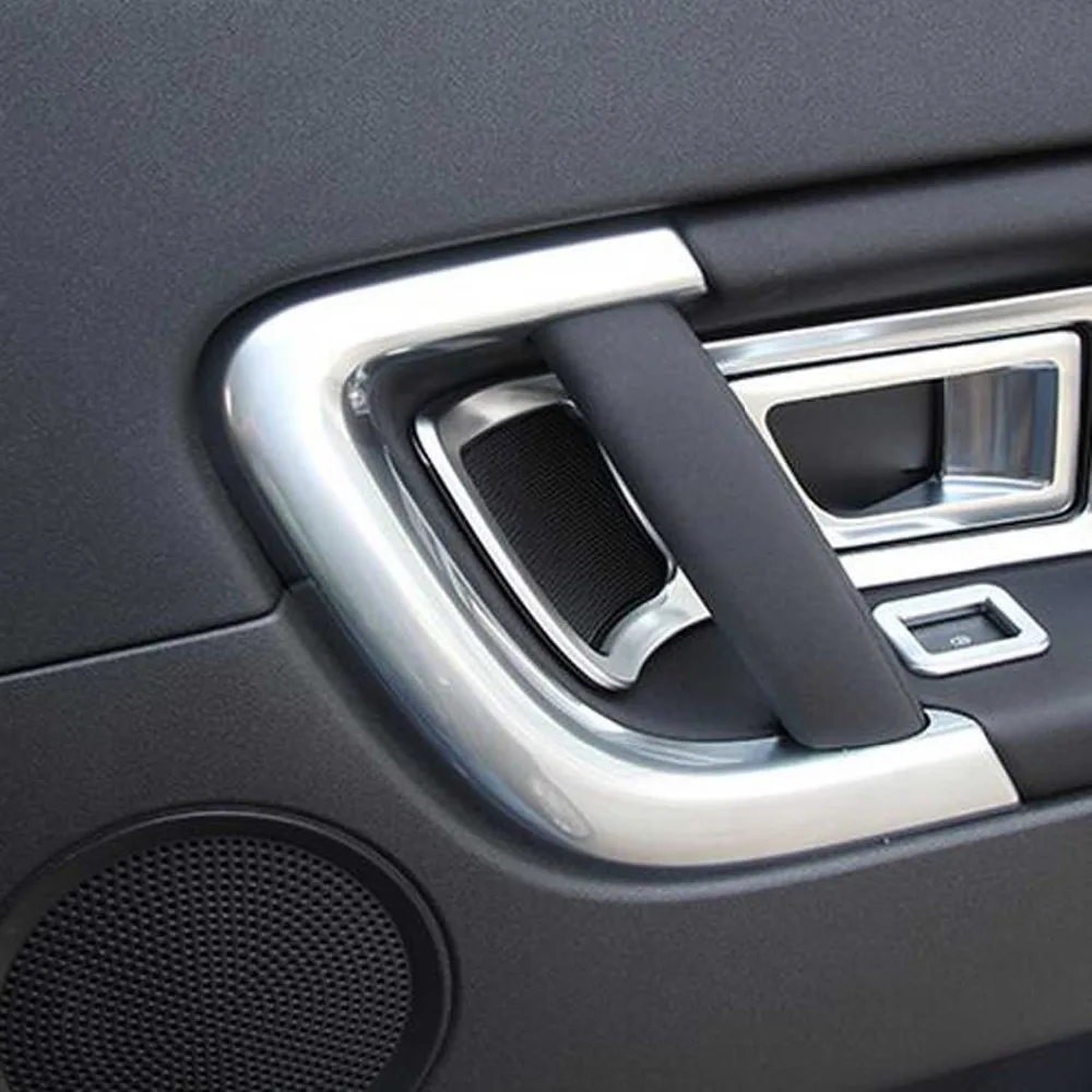 BIN XIN NUO manijas de las puertas interiores apoyabrazos cubierta de la etiqueta engomada para land rover discovery sport S versión interior Accesorios