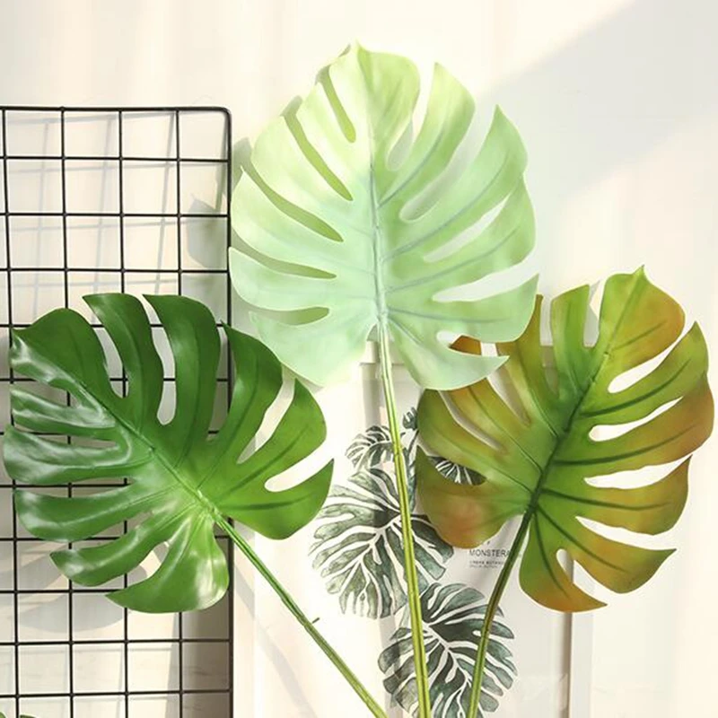 

10 Pcs Artificial Green Plant Material Artificial Turtle Leaf Mexican Autumn Green Turtle Simulation Turtle Tropical Decoration