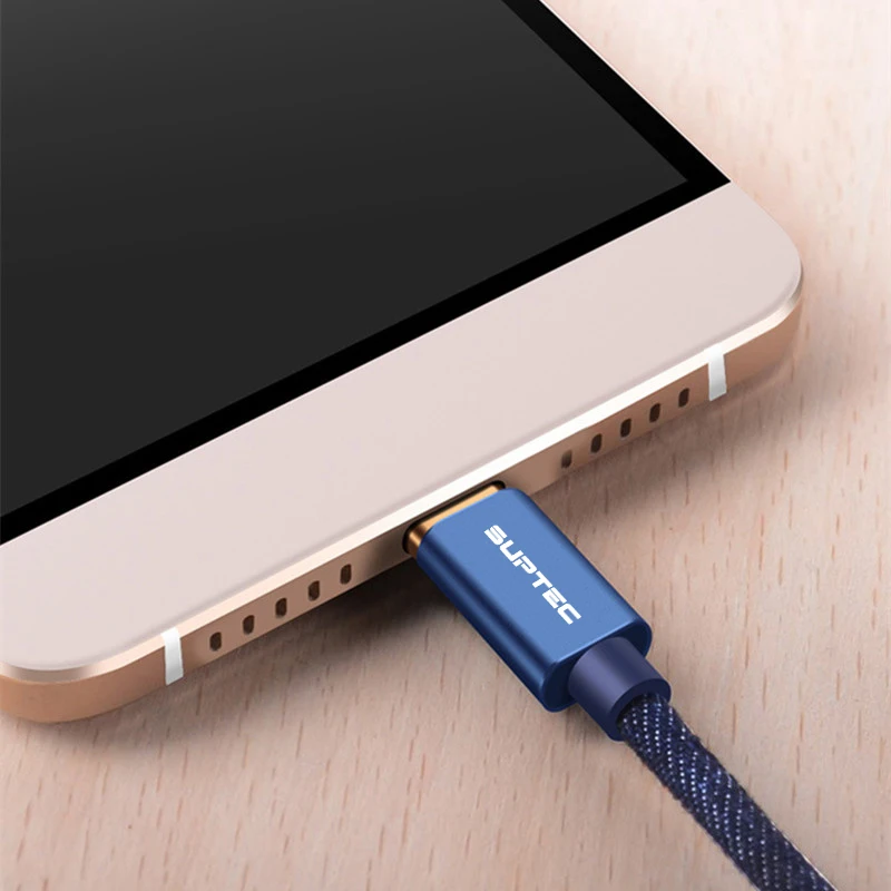 SUPTEC Позолоченный Micro usb кабель для samsung J5 J6 J7 Xiaomi Redmi Note 5 4 для Android мобильный телефон usb зарядное устройство адаптер