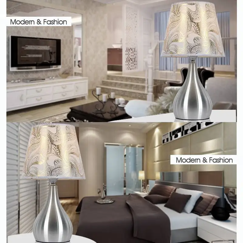 Lâmpada de Cabeceira Candeeiros de Mesa para o Quarto Sala de Estar Conduziu a Lâmpada de Mesa com E27 Lâmpada Moderna - Iluminação Luz Branca 110 V-240 v 9 mesa com e27 lâmpada lâmpada de cabeceira