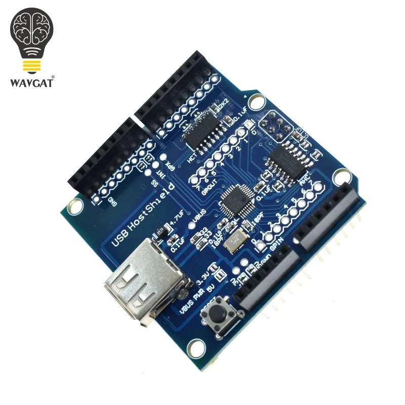 WAVGAT USB хост щит 2,0 совместим с arduino для Android ADK Поддержка UNO MEGA