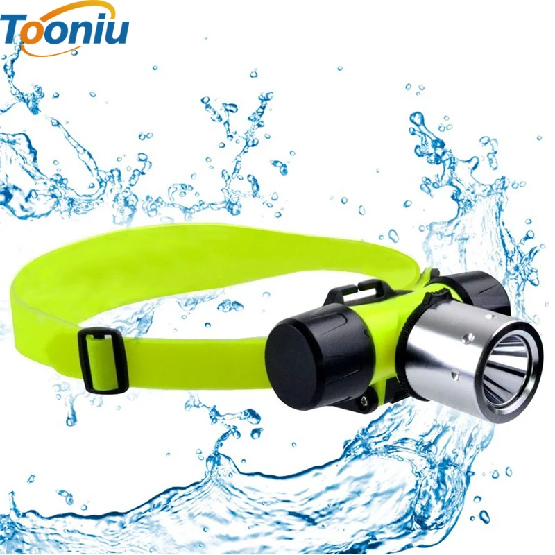 Underwater 2000 Lumen Q5 T6 LED Waterproof 60m Swimming Diving Headlamp
