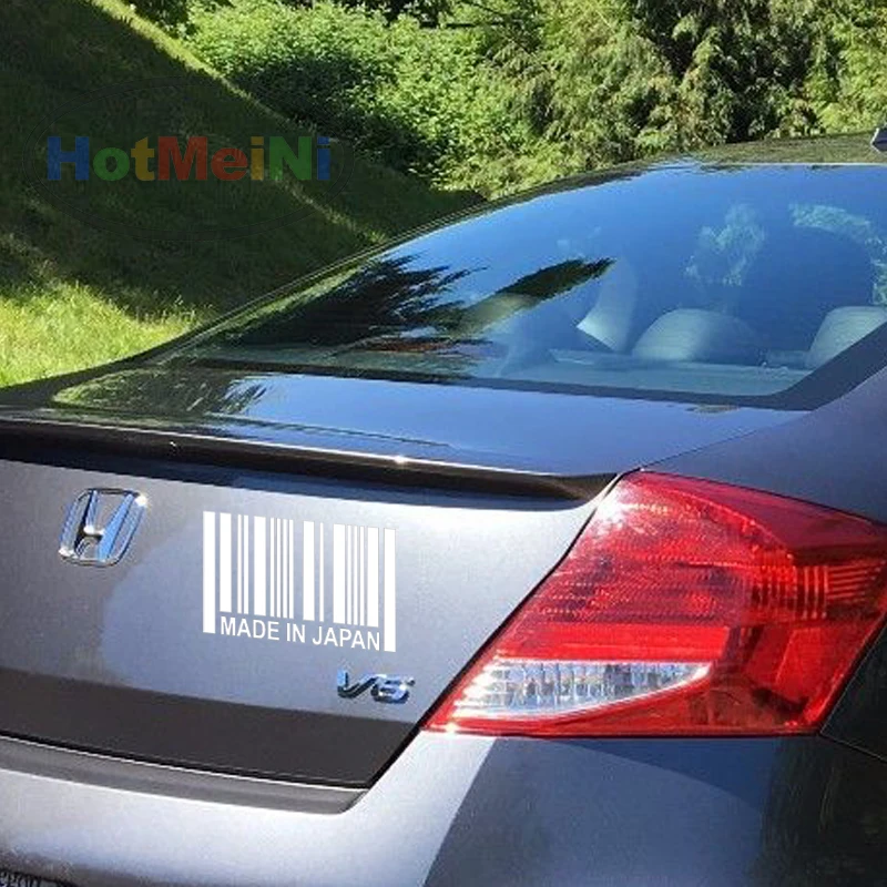 HotMeiNi 15*9 см сделано в Японии стикер со штрих кодом для стайлинга автомобиля